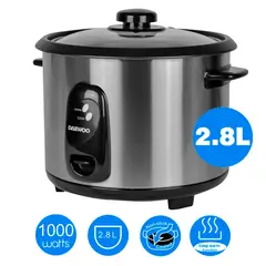 DAEWOO - Olla arrocera inoxidable antiadherente di-9536 2.8 L
