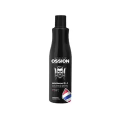 OSSION - Shampoo 2IN1 para Cabello y Barba - Línea Premium Barbería 500 ml.
