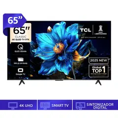 TCL - Televisor Smart TV 65'' QLED UHD 4K Google TV 65P7K 2025