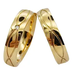 GENERICO - Anillo De Pareja Promesa De Amor - Estuche Gratis