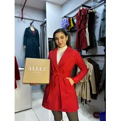 ALLEZ COLLECTION - ABRIGO CORTO DE PAÑO - GABARDINA CORTA DE PAÑO - SIN FORRO