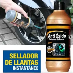 GENERICO - SELLADOR DE LLANTAS BICICLETA, AUTO, MOTO, CAMIONETA 500ML