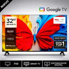 TCL - Televisor 32 QLED Full HD Smart TV 32S5K Google TV