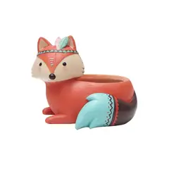 GENERICO - Maceta de Zorro de Resina Sin Plantas