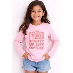 GENERICO - POLOS CON MANGAS DE ALGODON PARA NIÑA