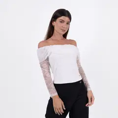 TAYSSIR - POLO MUJER - ISALYN ENCAJE