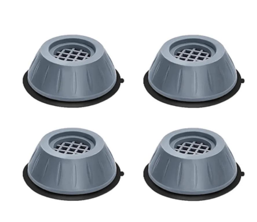 ANTIDESLIZANTE ALMOHADILLAS DE GOMA, SOPORTE LAVADORA, SECADORA, SET X 4