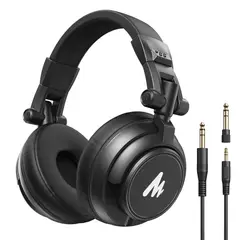 MAONO - Audífonos MH601 Profesionales de Estudio DJ 50mm Cerrados 32 Ohm con Cable 3m