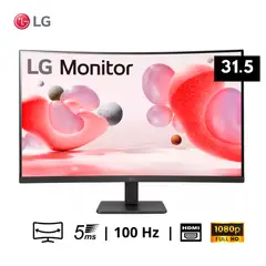 LG - Monitor curvo 32 pulgadas Full HD 100Hz HDMI D-Sub 32MR50C