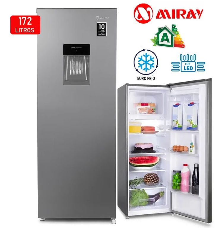 Refrigeradora RM-184H euro Frío 172L Silver