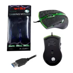 WEIBO - MOUSE GAMER FC 5160 VERDE RGB