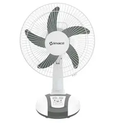 IMACO - Ventilador 14″ Solar Recargable de mesa FAN1418SOL