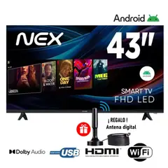 NEX - Televisor Smart TV 43 TVLED43S LED FHD
