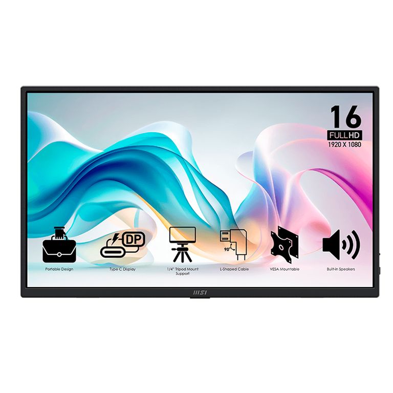 Monitor Portátil Pro Mp165 E6 15.6 Fhd Ips Hdmi Type-c Negro