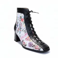 D' PODER - Botines de Cuero Estampado Mujer modelo EDEN