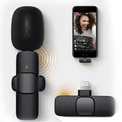 GENERICO - Micrófono Inalámbrico Solapero Recargable Entrada Tipo C Android USB-C
