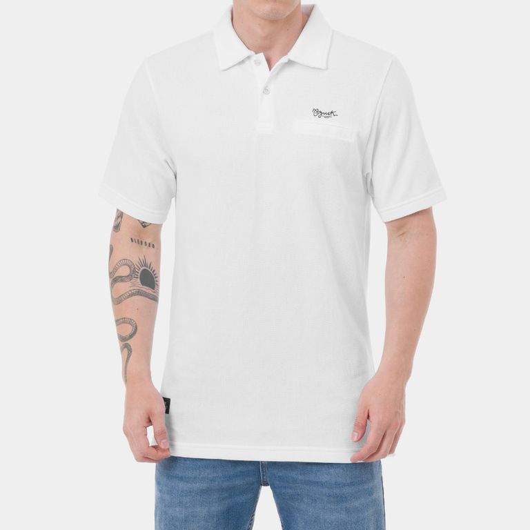 Polo Box Moda Strokke Jersey Jacquard Hombre
