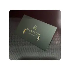 GENERICO - Aretes Acero - BSC Manos Pinky Promise Dorado