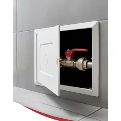 GENERICO - TAPA DE REGISTRO 25X30 CM AUTO ADHESIVO BLANCO OLANIX - FACIL DE INSTALAR