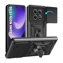 GENERICO - Case Funda Antishock XIAOMI REDMI NOTE 15 5G - Protector Cámara Negro