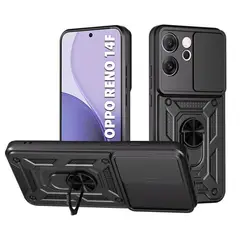 GENERICO - Case Funda Antishock OPPO RENO 14F 5G - Protector Cámara Negro