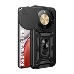 GENERICO - Case Funda Antishock HONOR MAGIC 8 LITE - Protector Cámara Negro