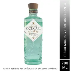 OCUCAJE - Pisco Mosto Verde Quebranta 700 ML