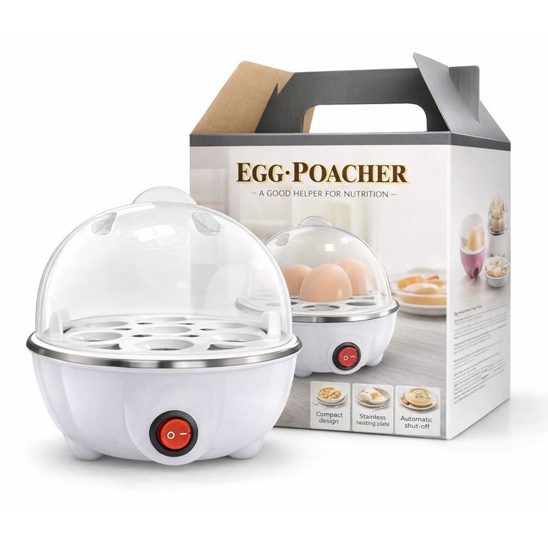 Cocedor De Huevos Eléctrico Acero Inoxidable