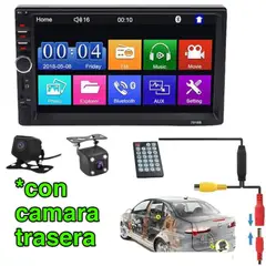 GENERICO - Autoradio MP5 Pantalla Táctil con Cámara de retroceso Bluetooth Usb