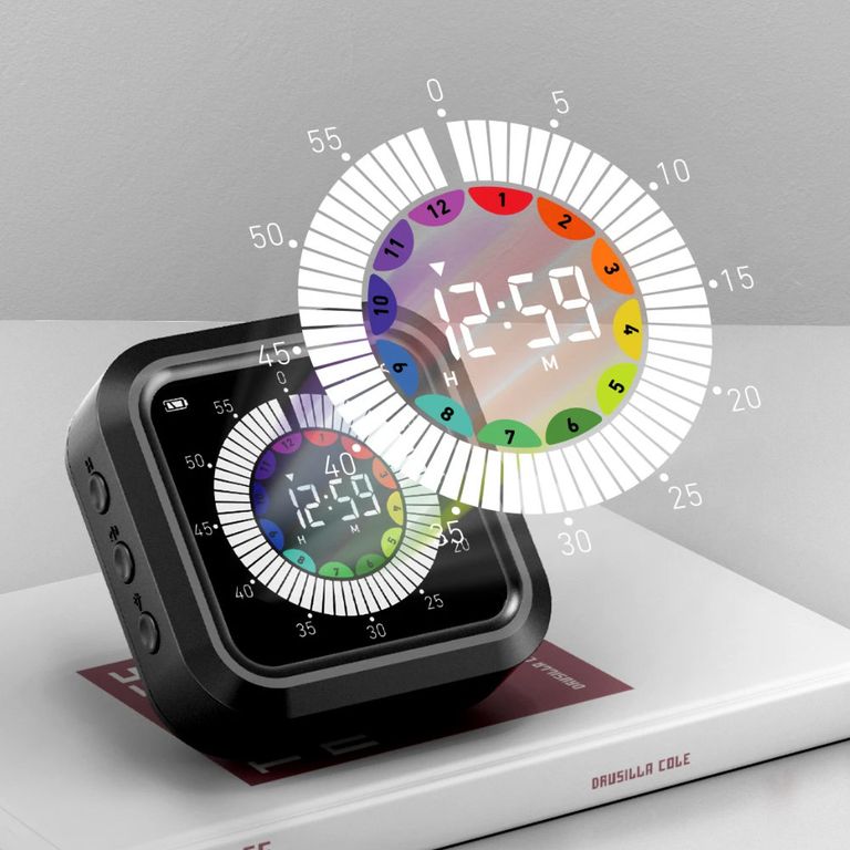 Temporizador Visual Digital Tdah Reloj Pomodoro Recargable