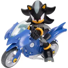 JAKKS PACIFIC - Figura Sonic the Hedgehog 3 Shadow Batman con Motocicleta