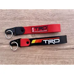 GENERICO - Llavero Toyota, Lanyard TRD Llaveros de Carro Rally Hilux, Yaris, Corolla Auto Llaves 2unid