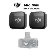 DJI - Mic Mini (2Tx + 1Rx Mobile) Microfono Inalambrico