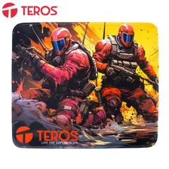 TEROS - Mouse Pad Gamer Te-3019S Con diseño 32cm x 27cm