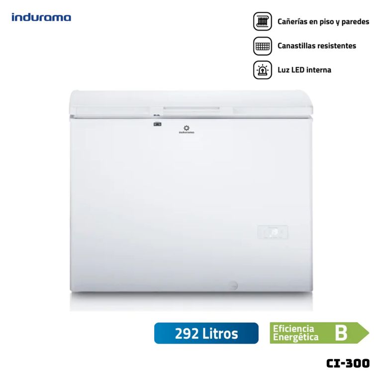CONGELADOR 292 L BLANCO CROMA - CI-300