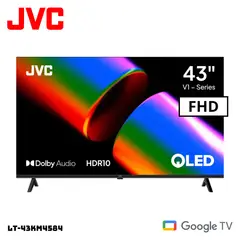 OEM - TELEVISOR JVC 43 QLED SMART TV GOOGLE TV FHD - LT-43KM4584