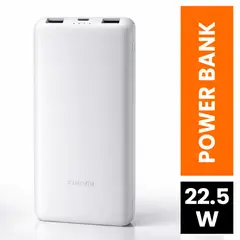 XIAOMI - Cargador Portátil Lite Carga Rapida 22.5W 10000mAh 3 Puertos Salida Para Viajes