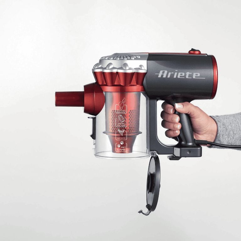 Escoba Eléctrica 2 en 1 Tecnología Ciclónica Ariete Handy Force 600W con Filtro HEPA