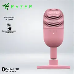 RAZER - MICROFONO SEIREN V3 MINI SENSOR MUTE SUPREME RUIDO