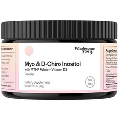 GENERICO - Myo & D-chiro Inositol con MTHF, Ácido fólico y Vitamina D polvo 66 gr – Wholesome Story
