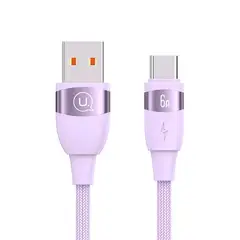 USAMS - Cable Celular rápido USB a TypeC 6A 2m Tejido Lil