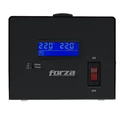 FORZA - ESTABILIZADOR FVR-6002, 6000VA/3000W 3 Tomas