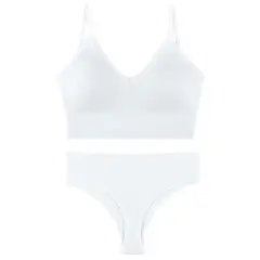 ZIMRAHYG - Bralette Top Deportivo Calzón Bikini Mujer Conjunto Lencería