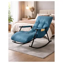 GENERICO - SILLA MECEDORA RECLINABLE CON PORTA CELULAR