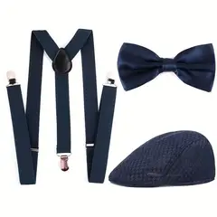 GENERICO - TIRANTE PARA HOMBRE. Y VARON CORBATA + BOINA