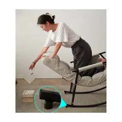 GENERICO - SILLA MECEDORA RECLINABLE CON PORTA CELULAR