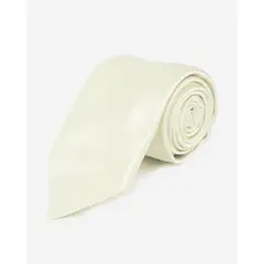 ANDREW'S TIES - Corbata Color Blanco