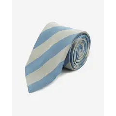 ANDREW'S TIES - Corbata Pari Pari Celeste Gris