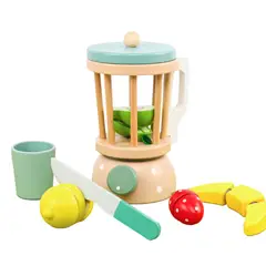 GENERICO - Licuadora de Madera de Juguete
