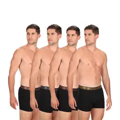 MOTA - Bóxer Medio Algodón Pack 4 MT4322